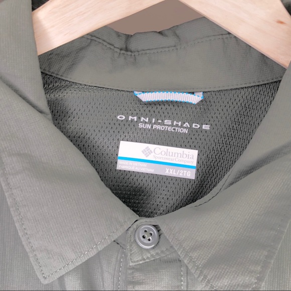 Columbia omni shade sun protection Gray Vented XXL - Picture 3 of 5